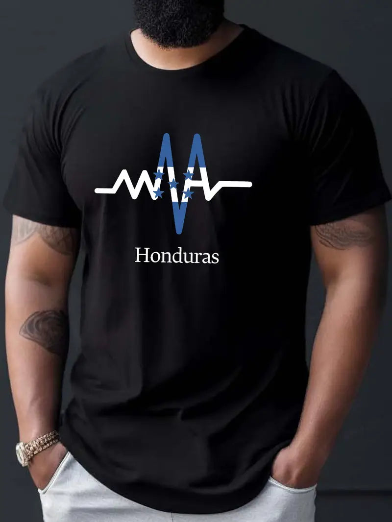 Camiseta Con Gráficos De Latidos De Honduras