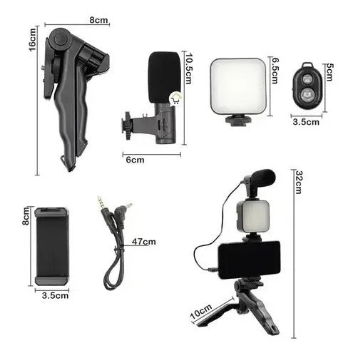 Estabilizador Soporte Celular Luz Led