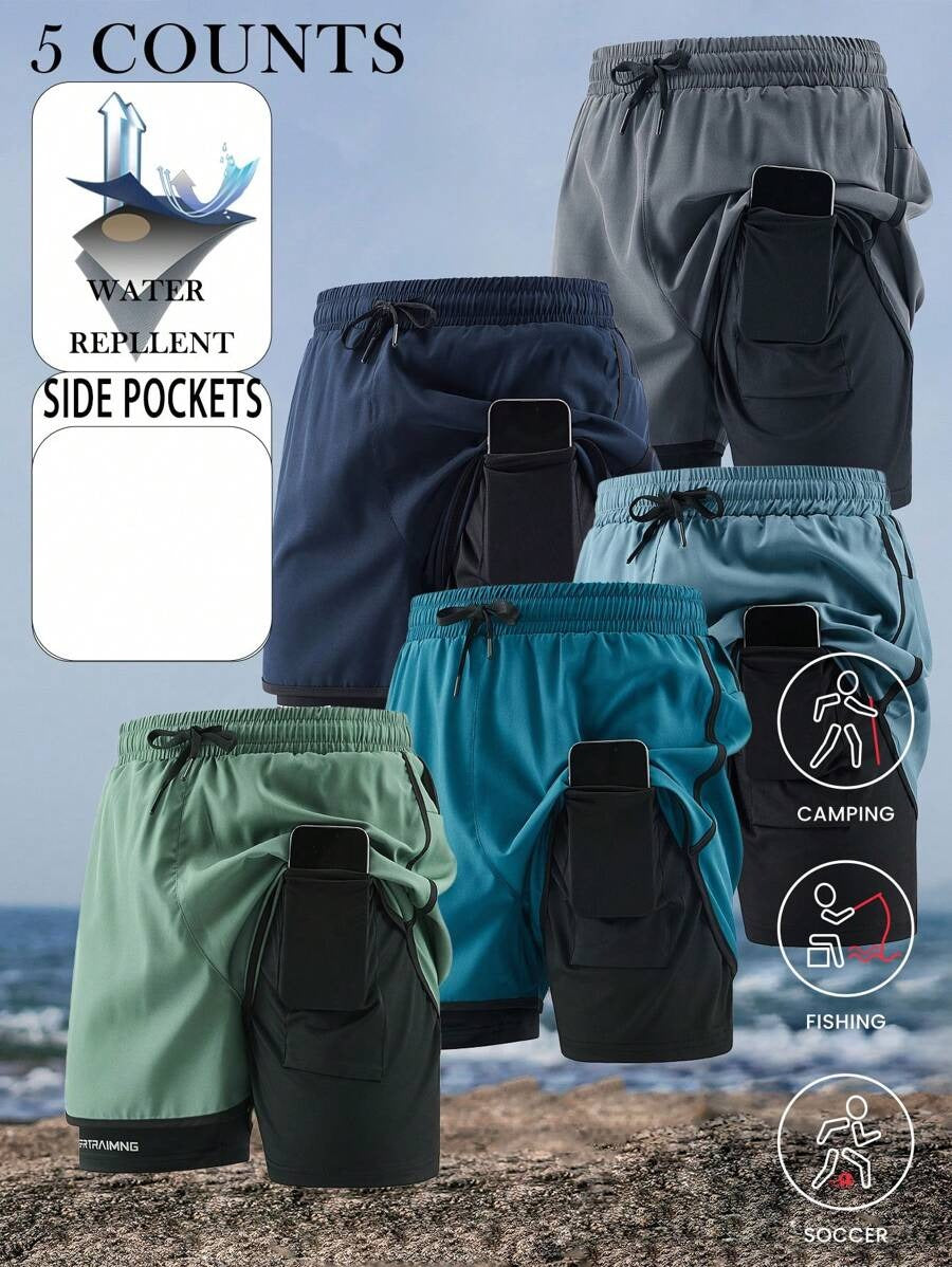 Set de 5 Shorts Fitness