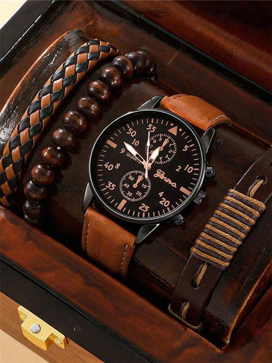 Combo Reloj+ 3 Pûlseras