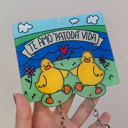 Llavero Te Amo Patoda Vida