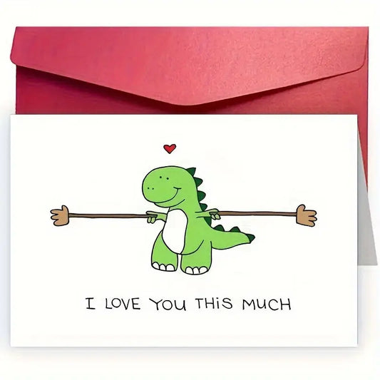 Tarjeta con Dinosaurio