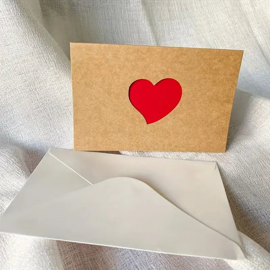 Tarjeta con Corazon Sencillo