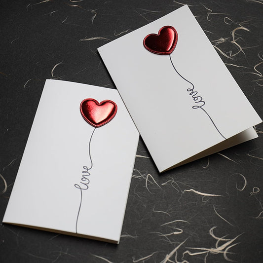 Tarjeta con ♥