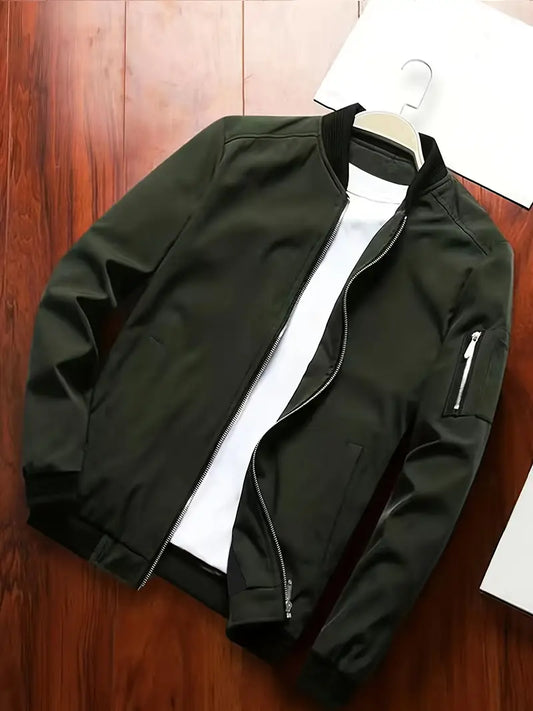 Chaqueta Impermeable Color Ejercito