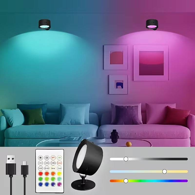 SET DE 2 LAMPARAS DE COLORES