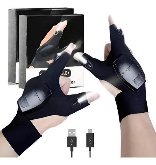 Set de 2 Guantes Luz Led