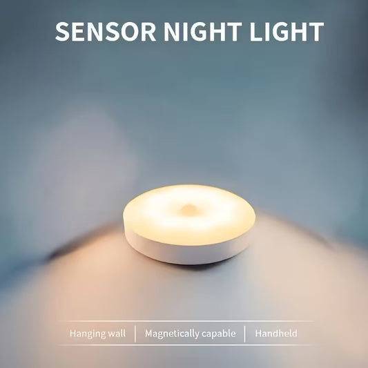 Lampara redonda led con sensor de movimiento