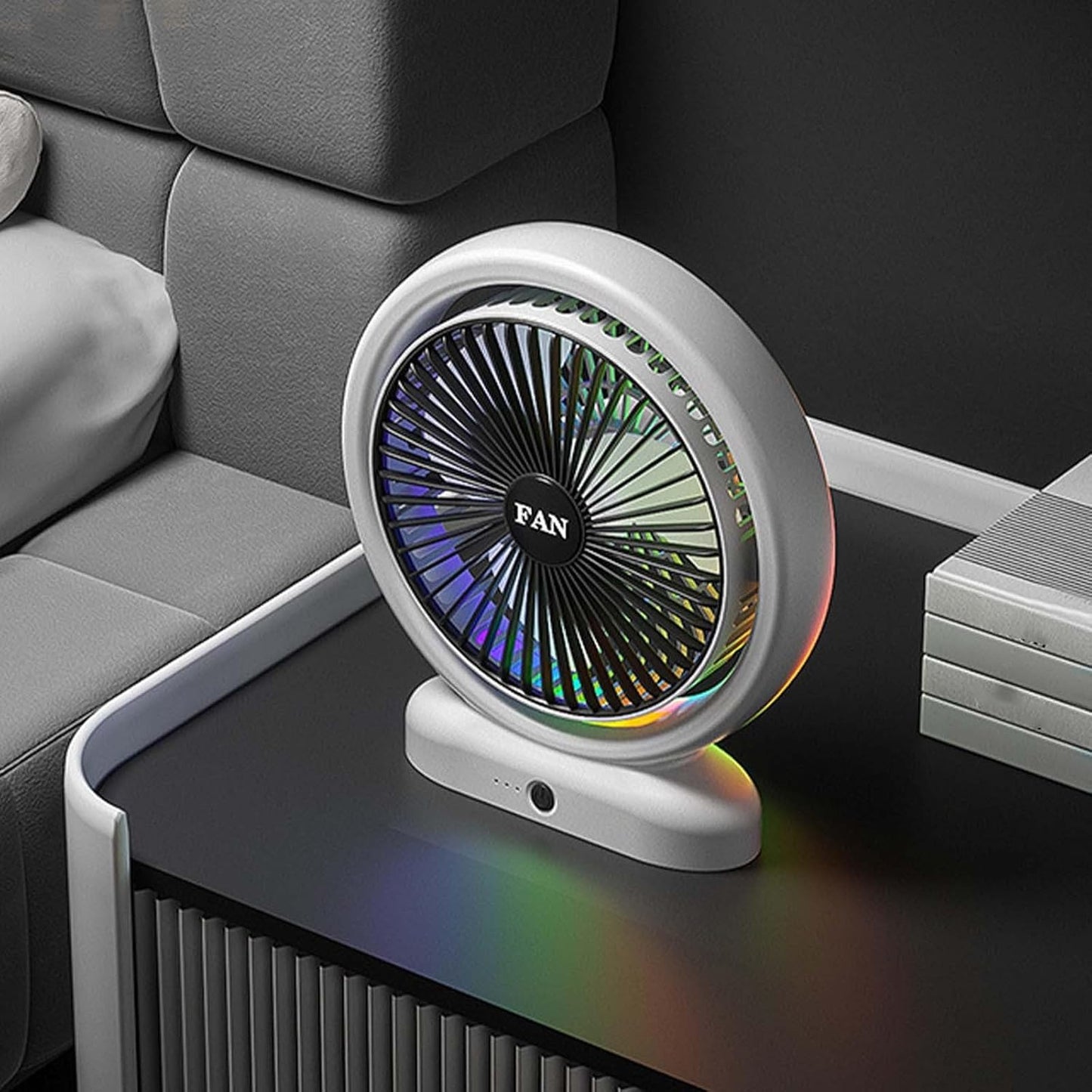 Mini ventilador de escritorio de 3 velocidades